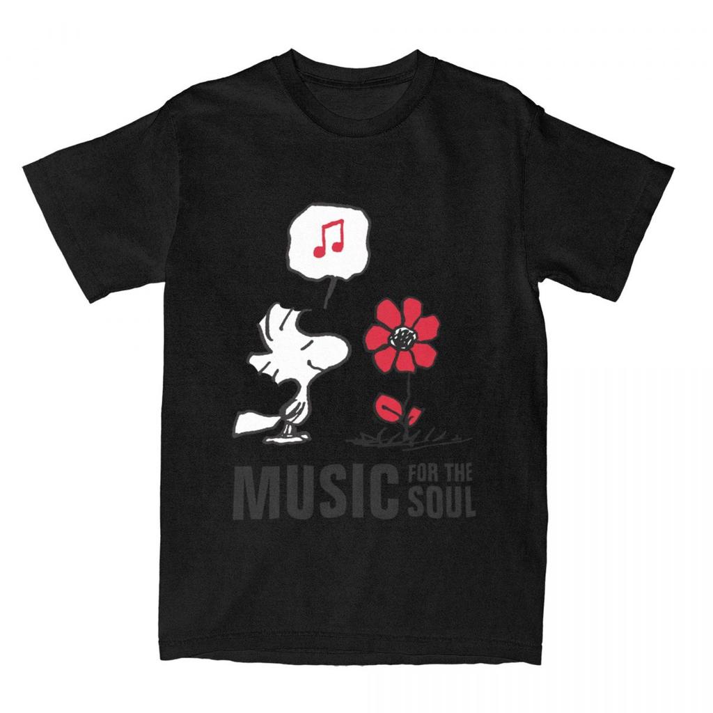 Woodstock Smelling The Flowers T Shirts Merch Men Women's 100% Cotton Vintage T-shirt Short Sleeve Clothing Adult
