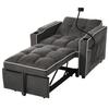 Flat Bed Upholstered Solid Structure LED Lighting Large Storage Space Hydraulic Lift Function Bedroom with USB Ports Adult Multi-color Lights