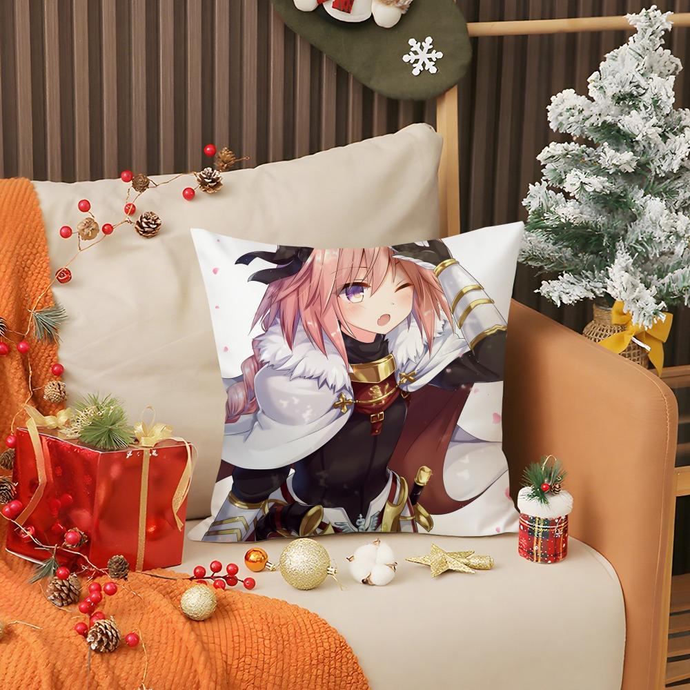 Game F-Fate Grand Order Astolfo Pillow Case Printing Pillowcase Living Room Sofa Cushion Cover Bedroom Room Decor