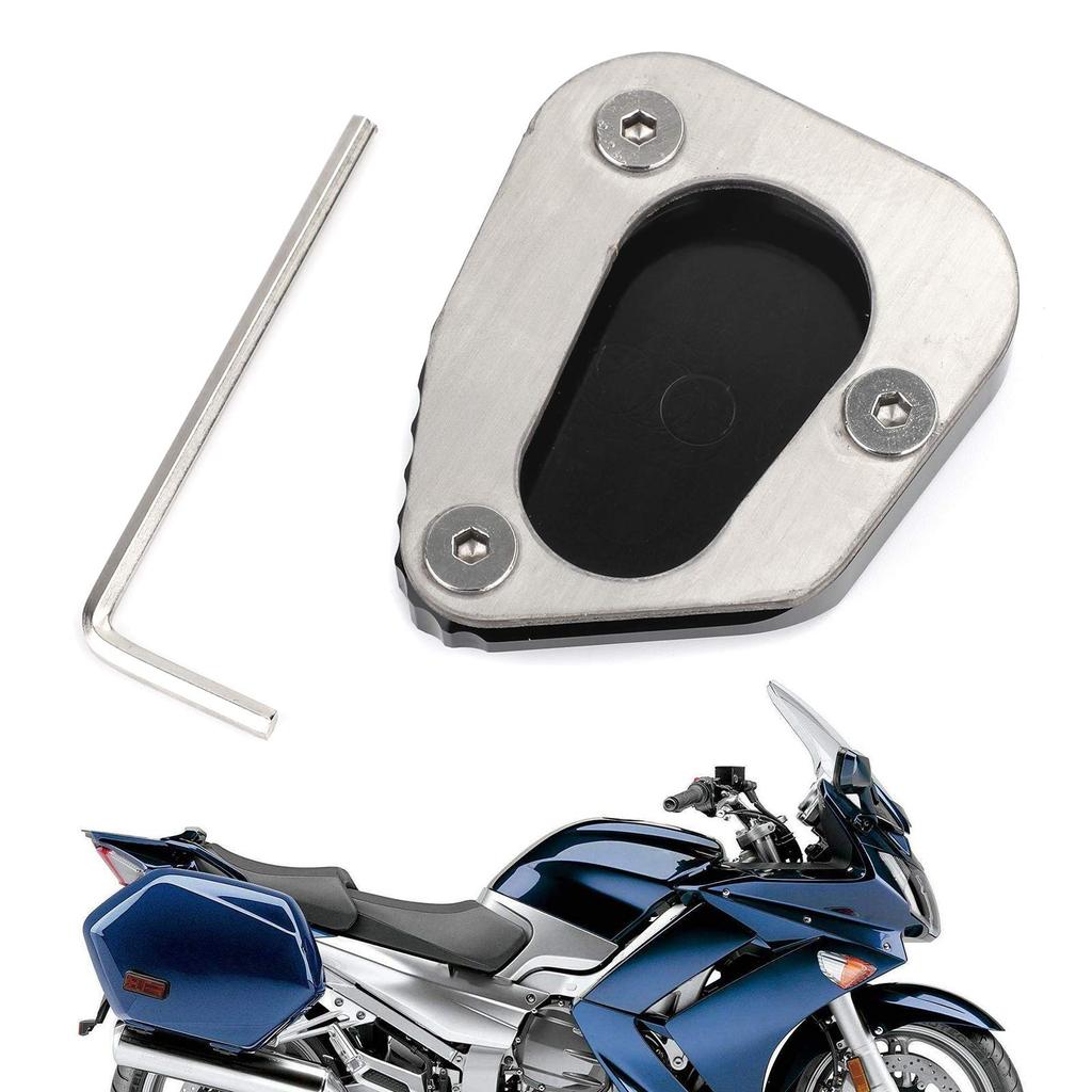 Bruce & Shark Kickstand Side Stand Expanding Plate Pad for YAMAHA FJR1300 2006-2017 Motorcycle Motorcycle