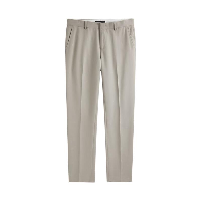 PEACEBIRD Men's Jacquard Slim Fit Casual Pants