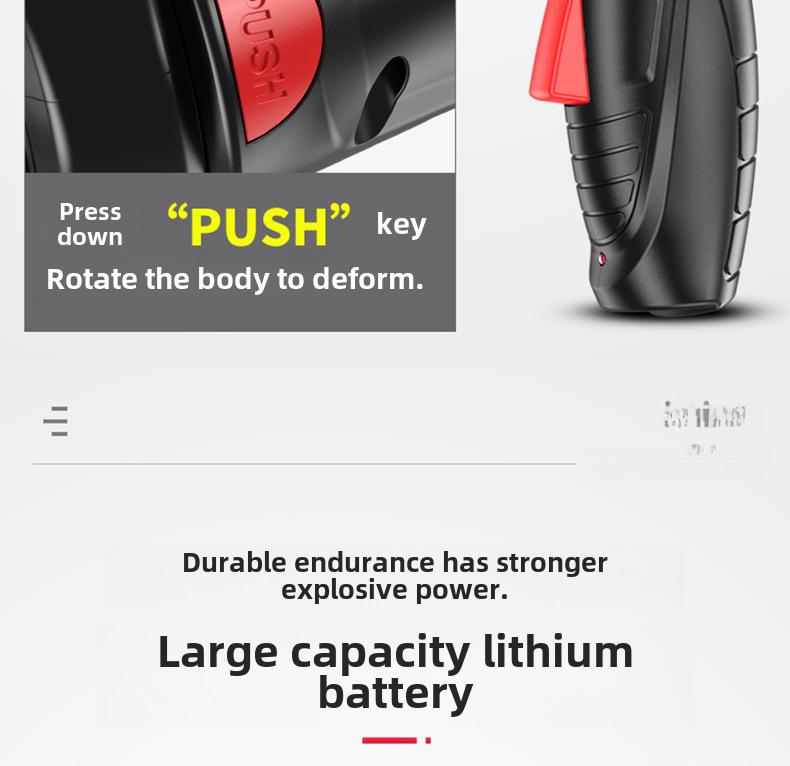 3.6V Rechargeable Mini Electric Screwdriver, Multifunctional Folding Hand Drill Tool