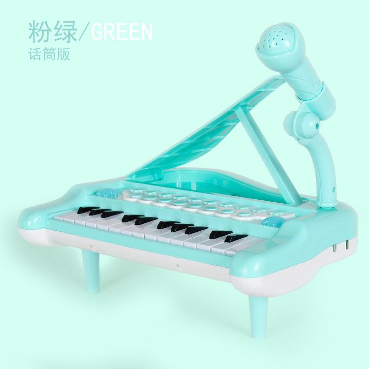 Multifunctional Electronic Organ, Piano Musical Instrument, Can Be Connected To Mobile Phones, Microphone Luminous Tripod