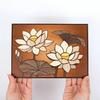 Sakura Horikiri Natural Wood Sakura Art Lotus Flower 6480065