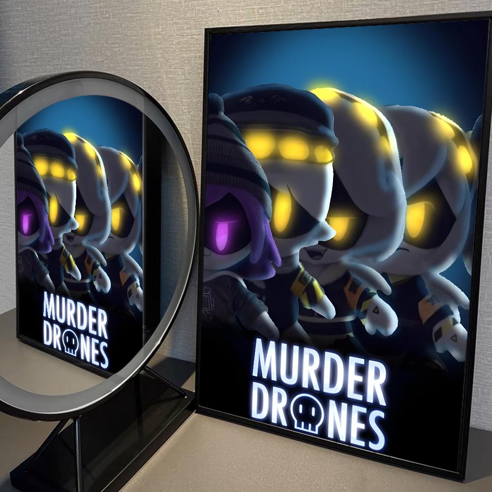 

M-Murder Drones DIY Sticky Poster Vintage Room Bar Cafe Decor Home Decor 21cm×30cm NoFrame