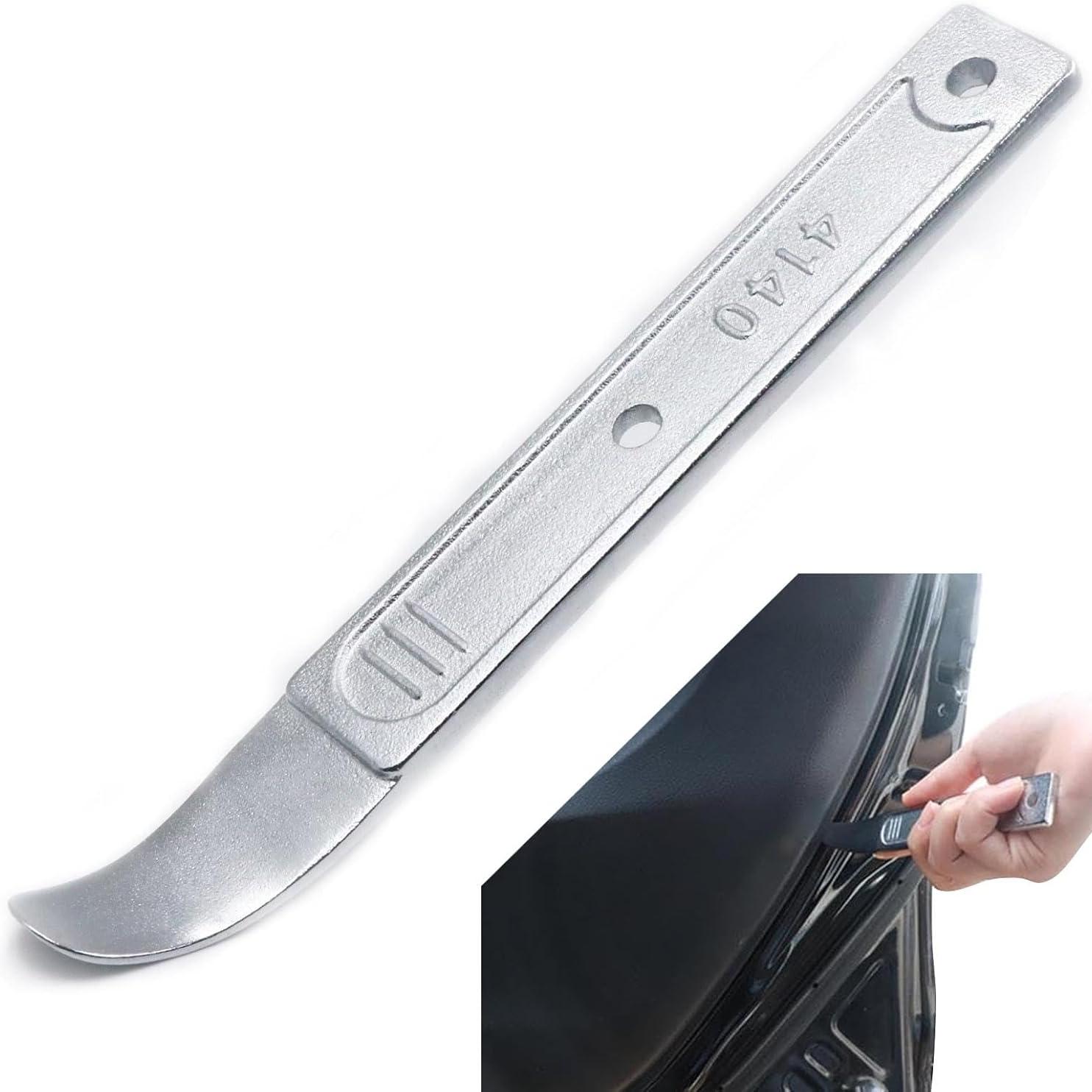

Heavy-Duty Auto Sheet Metal Pry Bar | Durable Steel Body Repair Tool for Upholstery & Trim Removal, 4140 Pry Tool