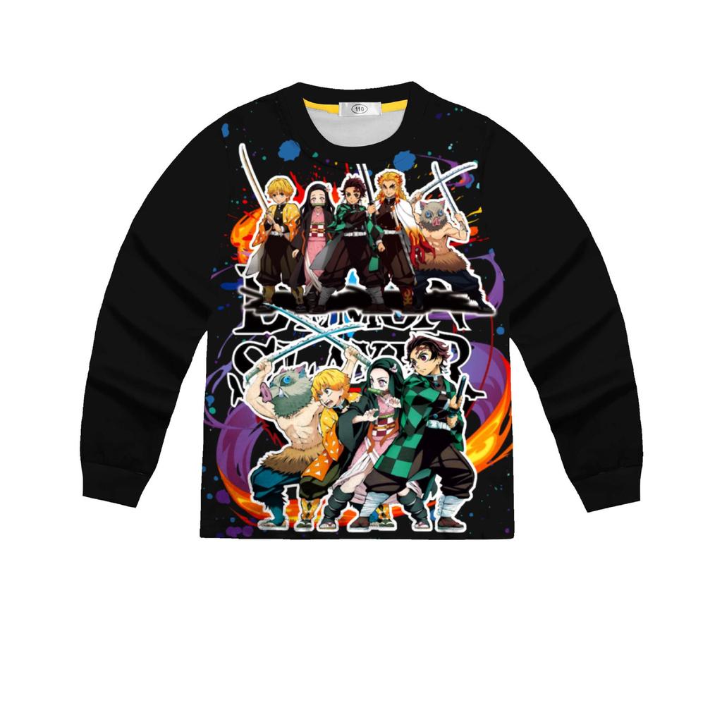 Cross-Border Movie Comic Print Pajama Set for Medium & Large Kids