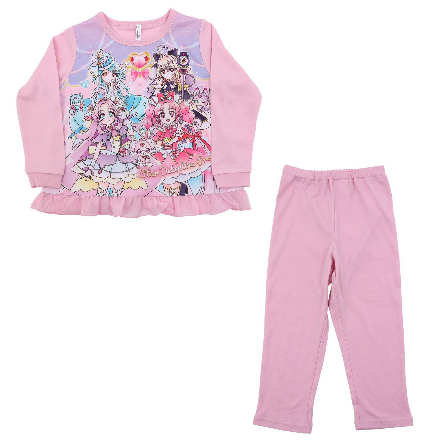 Detective Pretty Smooth Pajamas 582 110cm Pink Cure! Glow-in-the-Dark розовый