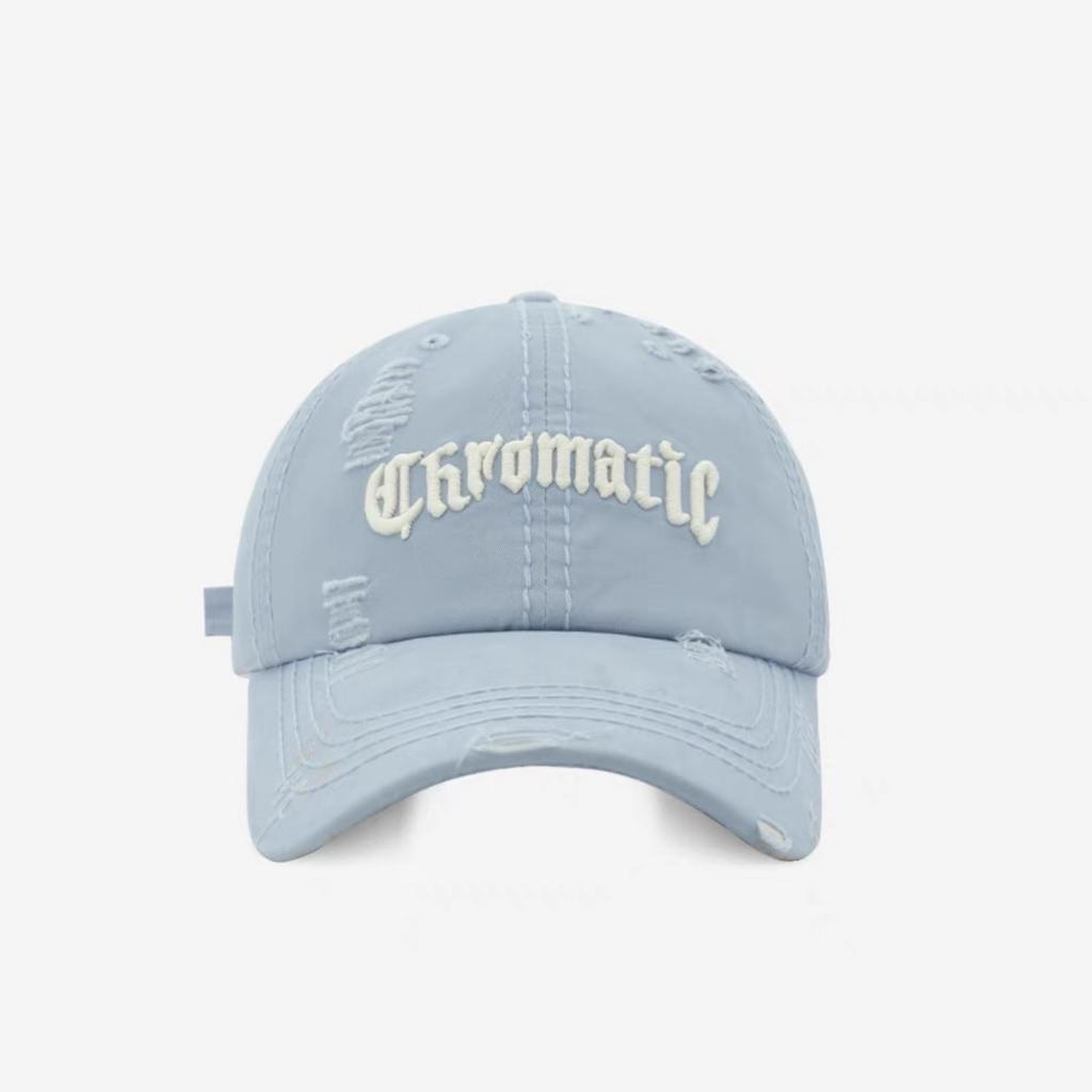Three dimensional Letter Embroidery Baseball Cap  A Korean Style Fashionable Street Cap with Holes for Both Men and Women