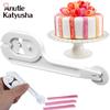 1Pc Fondant Dough Roller Pastry Cutters Baking Mold Embosser Knife Lace Press Cake Decorating Tools