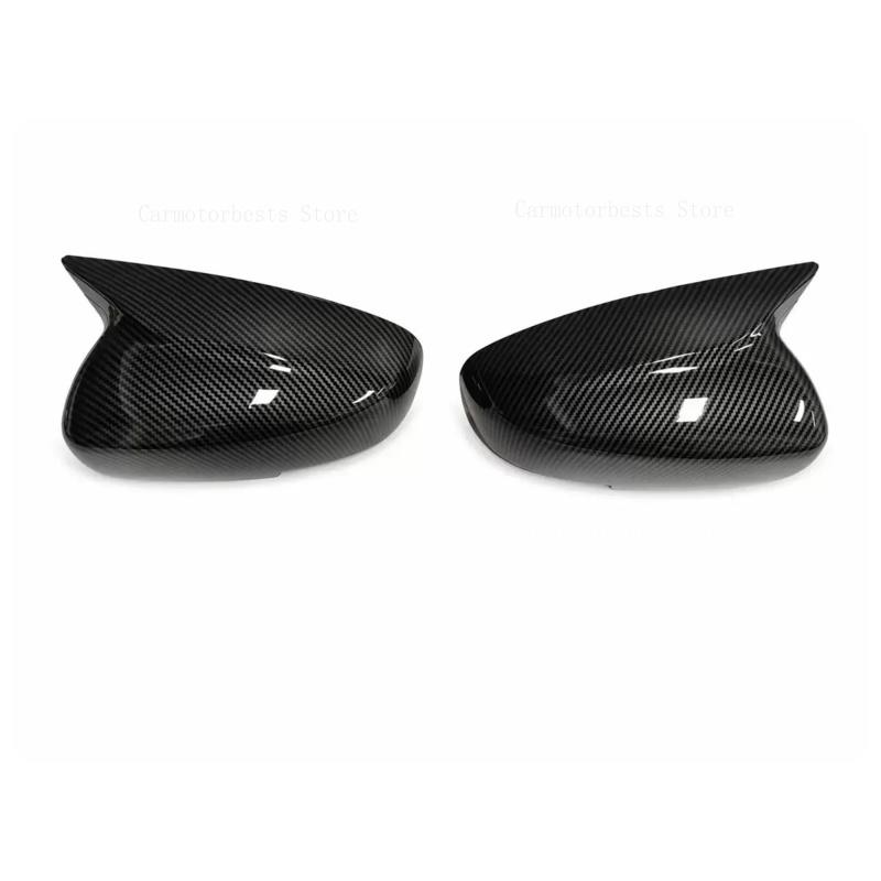 Car Rearview Side Mirror Cover Fit For Suzuki Baleno WB 2024 2025 Wing Cap Rear View Case Trim Carbon Fiber