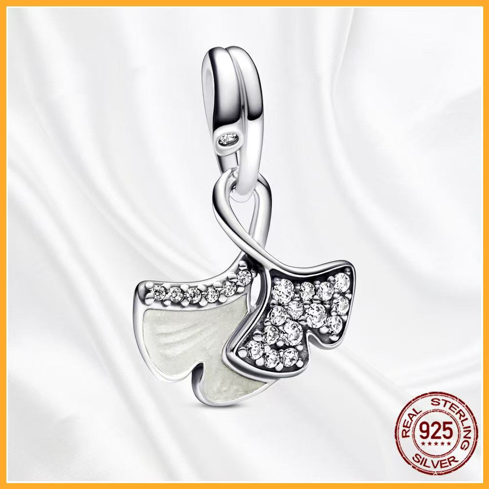 Authentic Copper Heart Art Charm Fit Original Bracelets Necklaces Beads Diy Jewelry Gifts Women