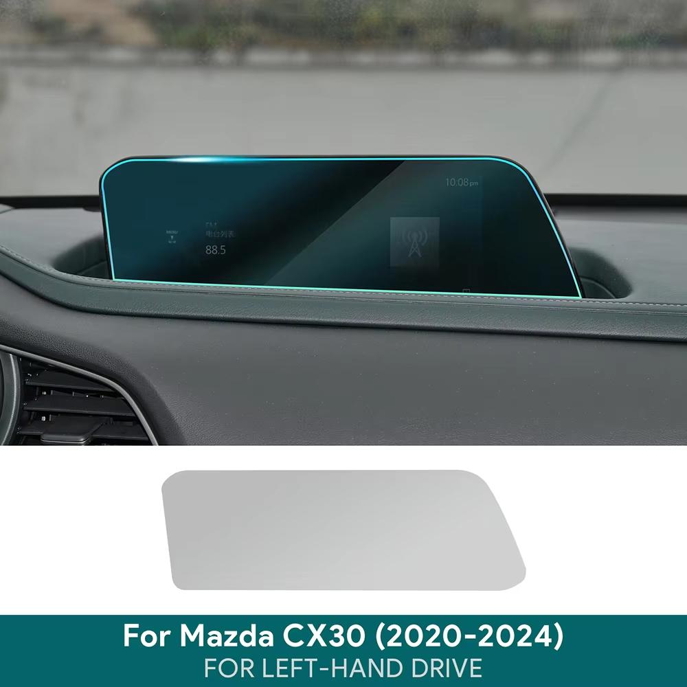 סרט הגנה פנימי נגד שריטות עבור MAZDA CX-30 2020-2024 Equator Sport Car אביזרי מסך קונסולה מרכזית TPU