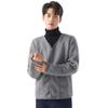 Men's Knitted Cotton Home Leisure  Comfortable Stylish To Keep Warm Breathable Warm Air Conditioning Clothing Long Sleeve Top 91258