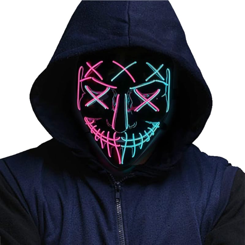 

[Abuqino] mask cosplay mask mask luminous mask glowing mask event costume party disguise Cosplay festival