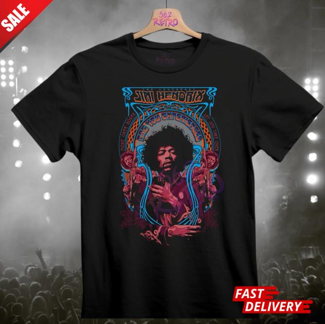 Jimi Hendrix Are You Experienced Classic Rock Band T-Shirt Black S-5XL_REPRINT ! Unisex T-Shirt XXXXL