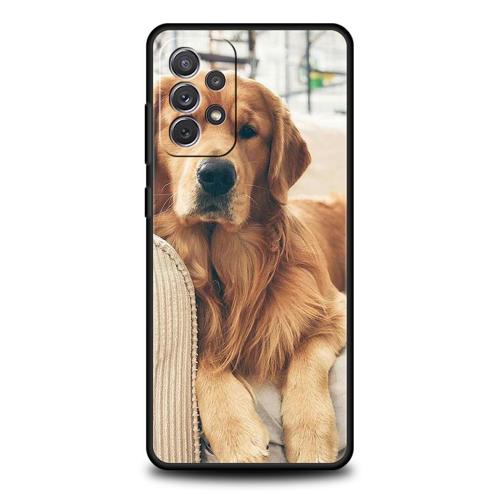

Labrador Golden Retriever dog Case for Samsung A51 A71 A21S A12 A11 A15 A25 A31 A41 A23 A33 A53 A73 A05S A13 5G A35 A55 Cover Samsung A03