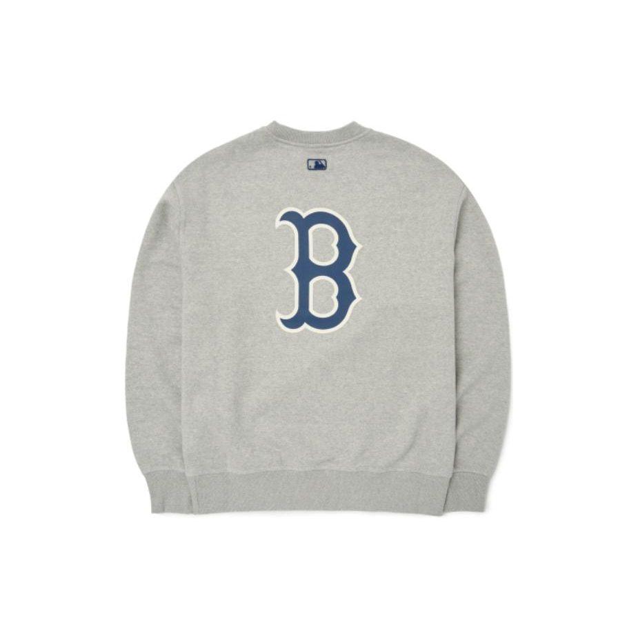 MLB Sweatshirts Unisex Gray Crew Neck Moderate Regular 3AMTB0626-43MGS