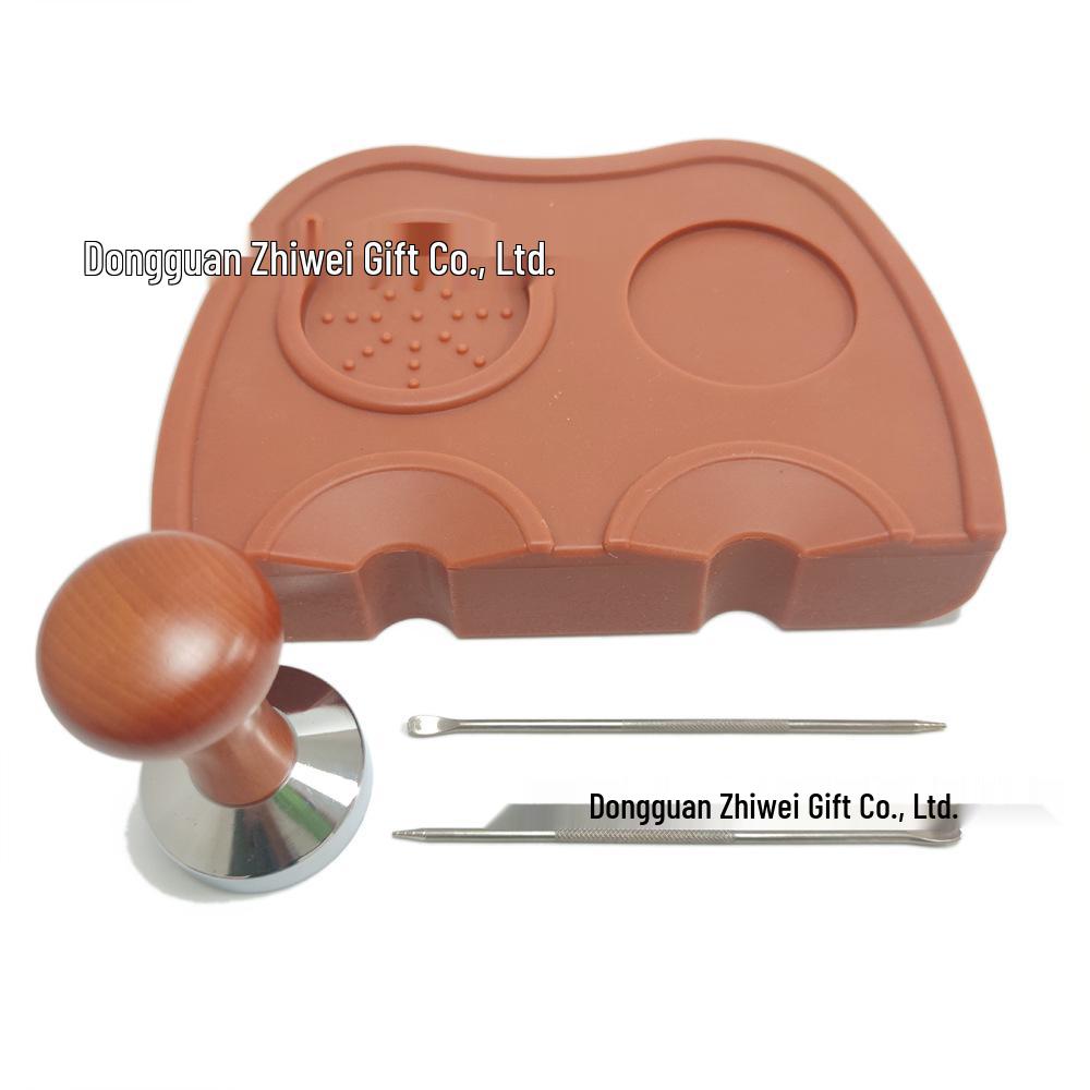 Beechwood Italian Coffee Tamper - Light Wood Handle, Available in 51/53/58mm