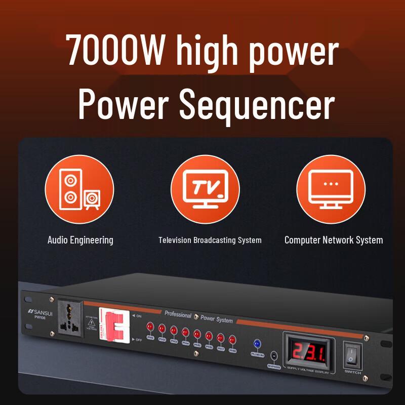 SANSUI KF215 Professional Dual 15-inch KTV Speaker Set CN plug (adapter included)