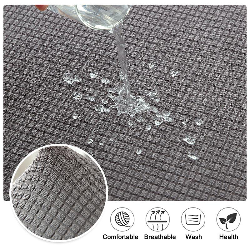 Waterproof Stretch Armchair Cover Sofa Cover for Living Room Thick Soft Chair Cover with Elastic Bottom Couch Cover for Pets Kid