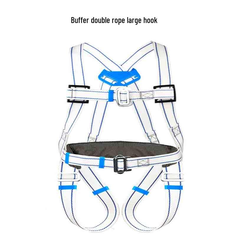 Five-Point Full-Body Safety Harness with Double Rope Lanyard Standard