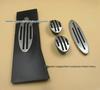 Compatible with BMW MINI Original Style Stainless Steel Non-Slip Throttle Brake Clutch Pedal Cover.