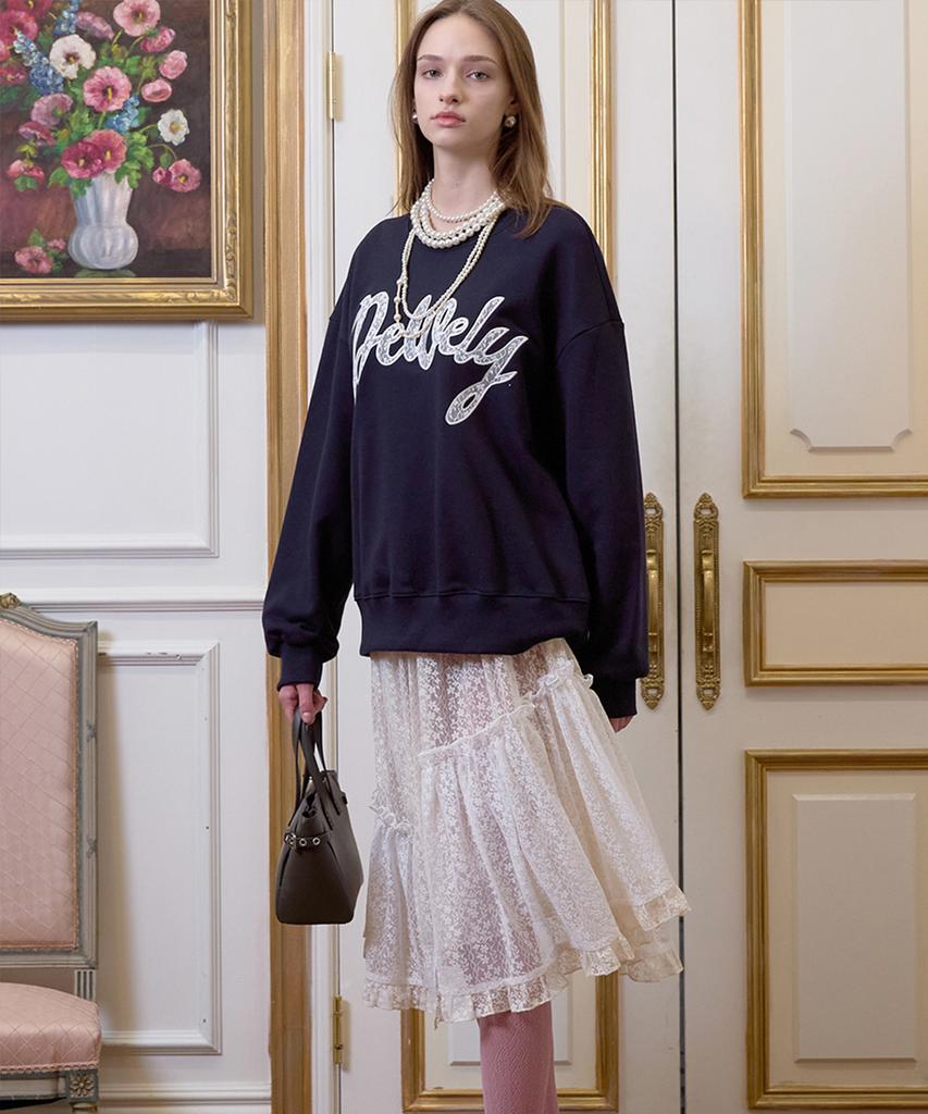 Dyuidyui Rococo Layered Skirt_Ivory