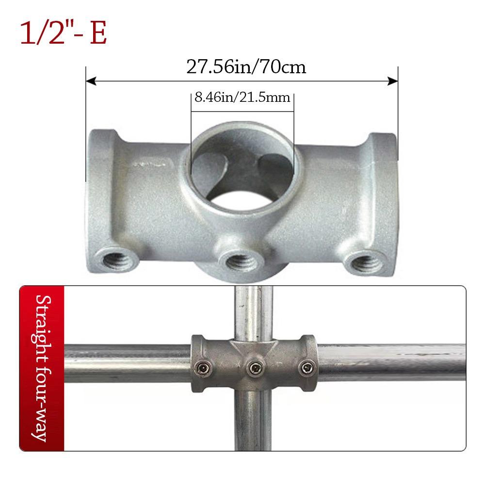 Fixed buckle Frame Fasteners 1\2''/3\4" Circular Pipe Connector New Pipe Fitting Connector  pipes