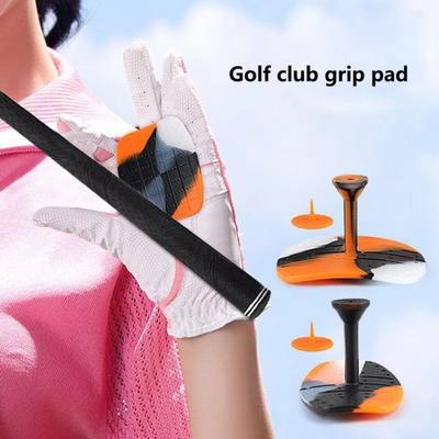 Verbesserte Ballkontrolle Golfschläger Grifftrainer Schwunggriffpolster T-Form Golfschläger Handgriff Silikon Korrekte Haltung