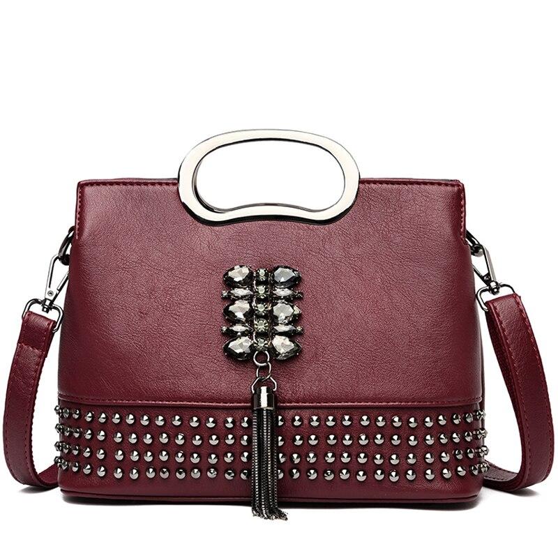 Cheap Women Casual Tote Bags 2020 Diamonds Fashion Female Handbag