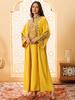 AB421 Elegant Embroidered Middle Eastern Pullover Robe - Arabic Jalabiya Dress