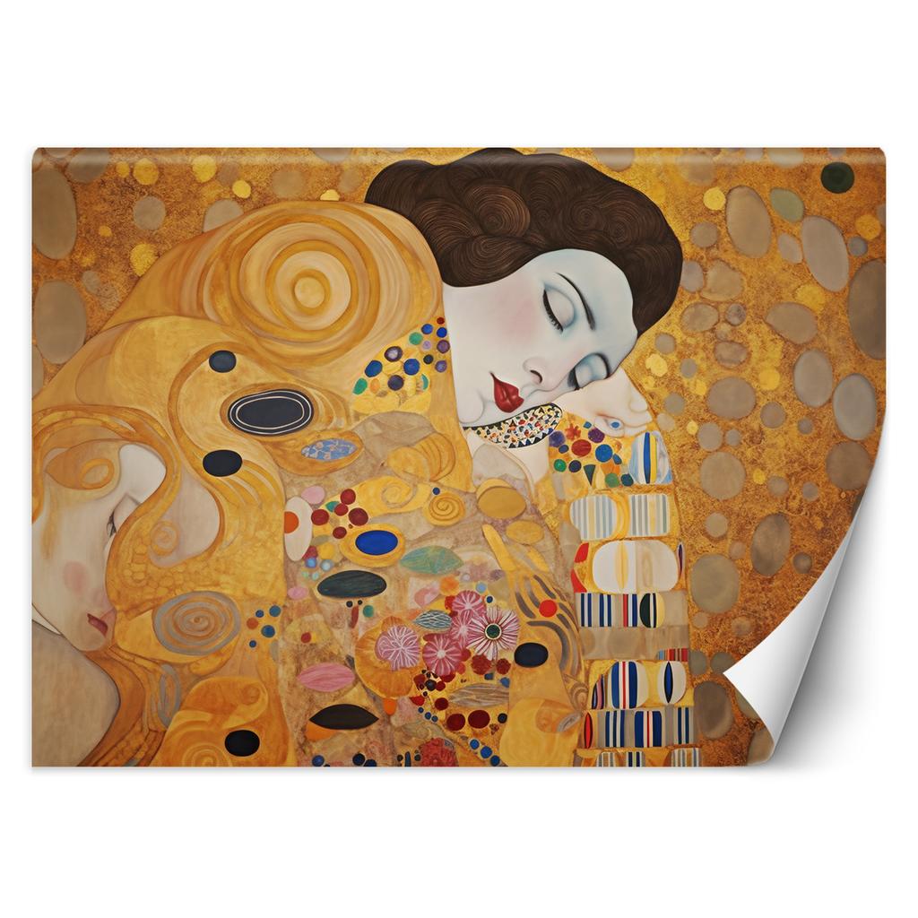 Wallpaper Woman Portrait Abstraction - G. Klimt