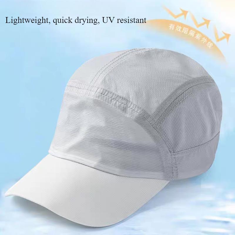 Große Größe Schnelltrocknende Netz-Baseballkappen Herren Sommer Leicht und Dünn Weiches Oberteil Laufen Snapback-Kappe Damen Sonnenschutz Sonnenhut