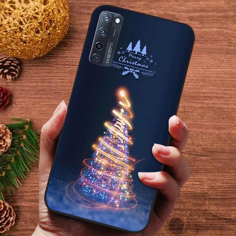 Świąteczne malowane etui na ZTE Axon 20 4G 5G Silikonowe miękkie etui na telefon na ZTE Axon 40 30 Pro Ultra A20 A2121 Capa Fundas