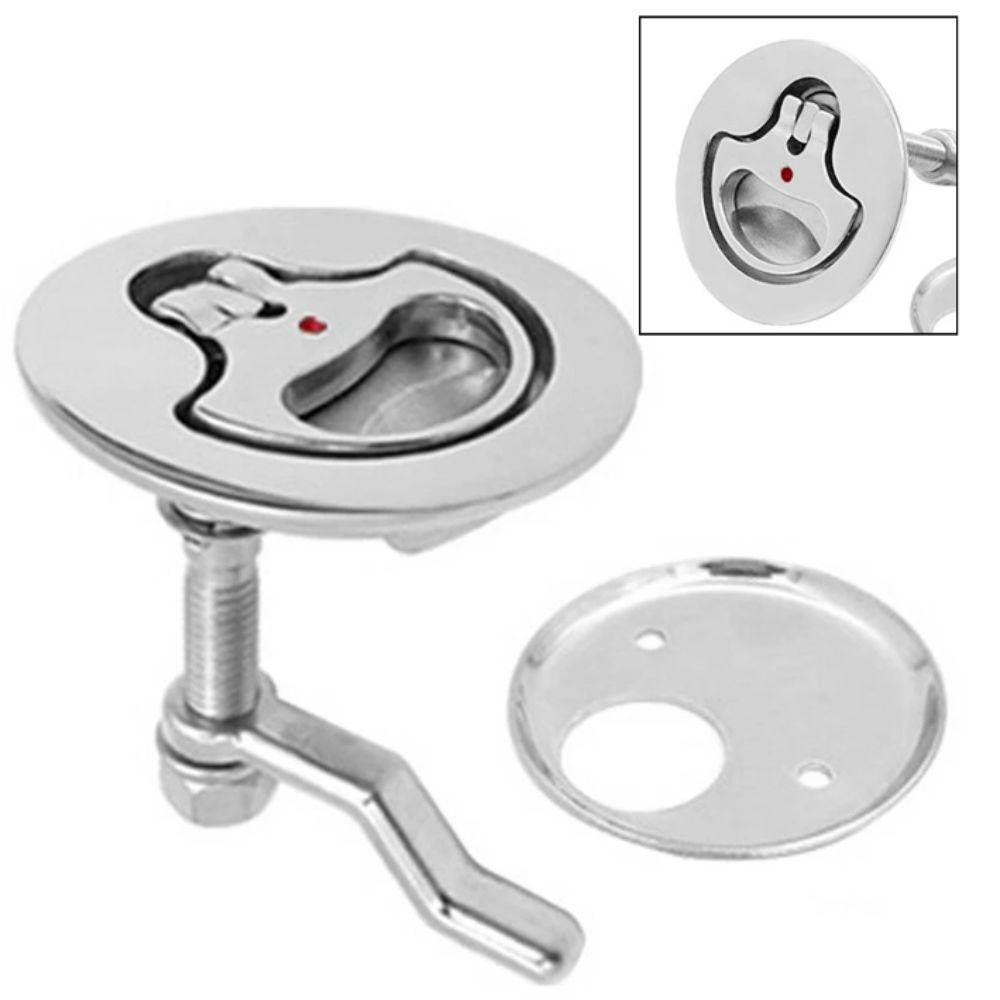 316 Stainless Steel Hatch Lock Heavy Duty Ring Hardware Marine Hardware Lift Handle  Boat Deck