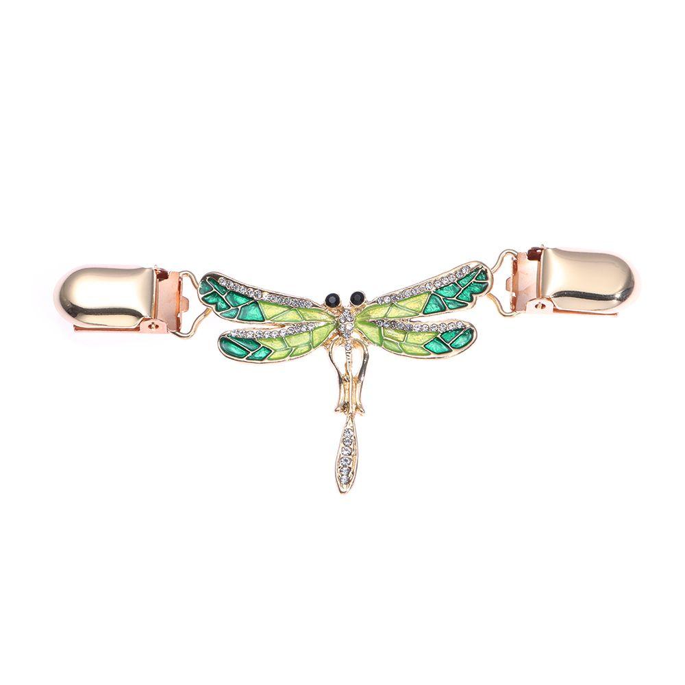 Tree Bird Pattern Rhinestone Duck Clip Clasps Sweater Blouse Pin Cardigan Clip Shawl Brooch