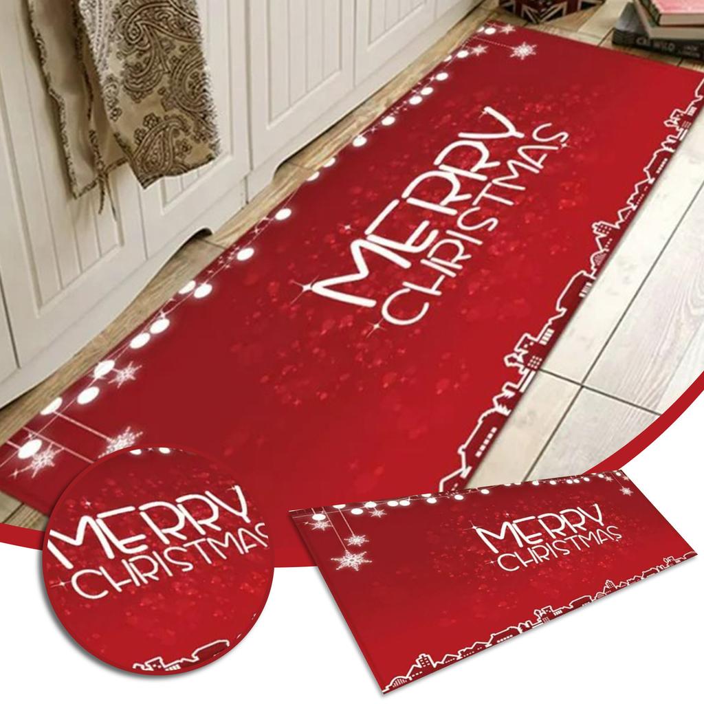 Christmas Home Decoration Snowman Christmas Tree Carpet Carpet Bathroom Floor Cushion Restaurant