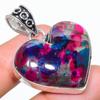 Natural Multi Labradorite Gemstone 925 Sterling Silver Pendant 1.65" H4n38