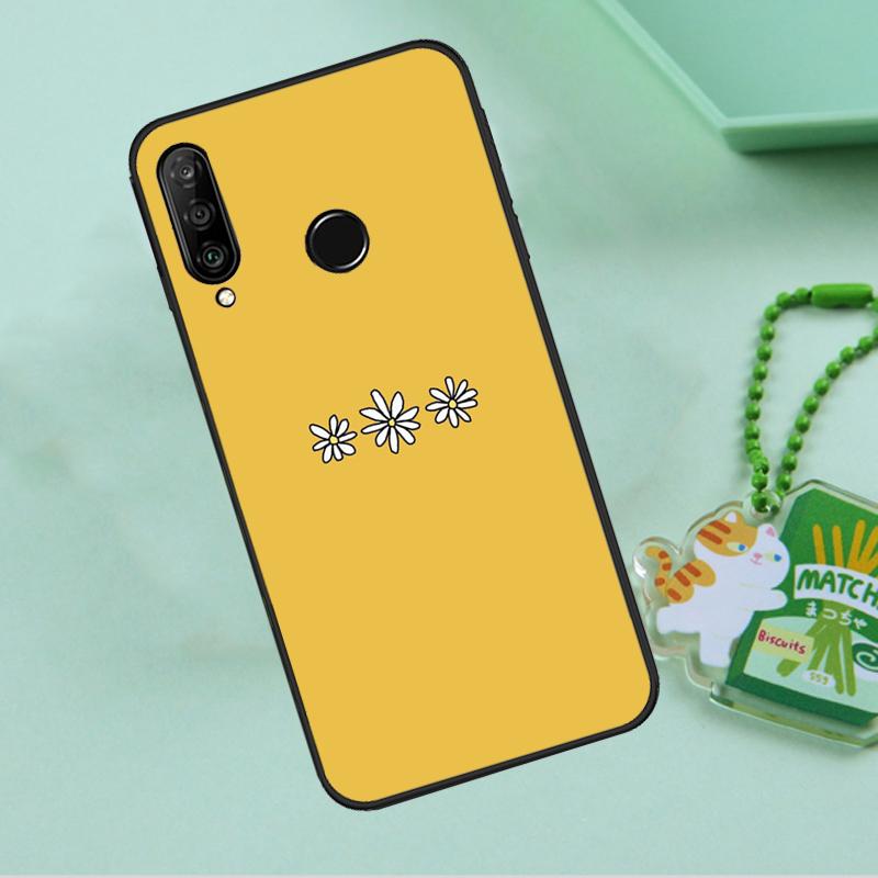 Daisy Sunflower Floral Flower For Huawei Nova 8i 11i 12i 12s 9 10 SE Y90 Y60 Y70 Y72 Y61 Y91 P20 P30 P40 Lite P60 Pro Case
