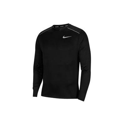 Dri-Fit Miler Long Sleeve Running Casual T-Shirt Men Tops Black CU0319-010