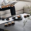 Wanqiantang Autumn Mountain Kiln Glaze Ceramic Tea Set