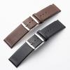 Universal Watch Strap - Ultra-Thin Top Grain Cowhide Leather with 5 Sizes (16mm, 18mm, 20mm, 22mm, 24mm) - Classic Pin Buckle Design for Versatile