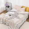 Europe Flower Cotton Towel Blanket, Bedspread With Tassel, For Sofa Beds, High Quality, New, 200*230, 150*200 Cm