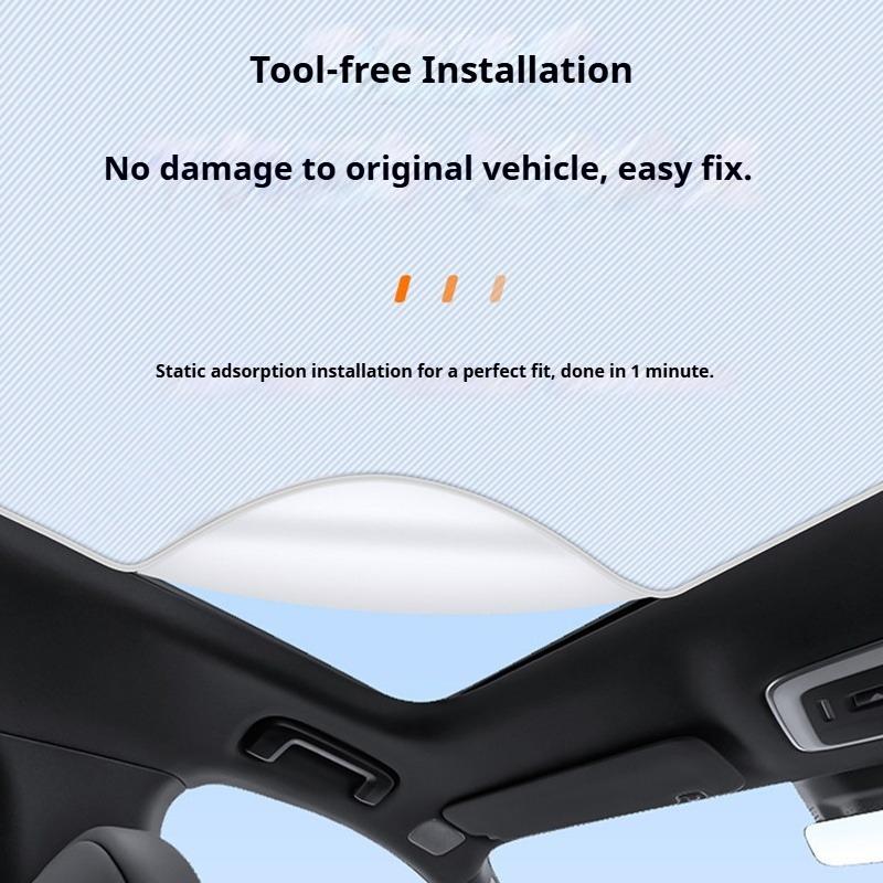 For Zeekr 7X 2025 2026 Car Sunroof Sunshade Sunroof Heat Insulation UV Proof SunVisor Roof Sun Protection Sunscreen Accessories