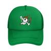 Mihawk  Onepieces  Flag Trucker Hat Unisex Sport  Mesh Baseball Cap Polyester Adjustable Sports Cap
