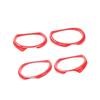 4 Pcs Car Front Headlight Surround Cover Lamp Light Decor For Dodge Challenger 2015 2016 2017 2018