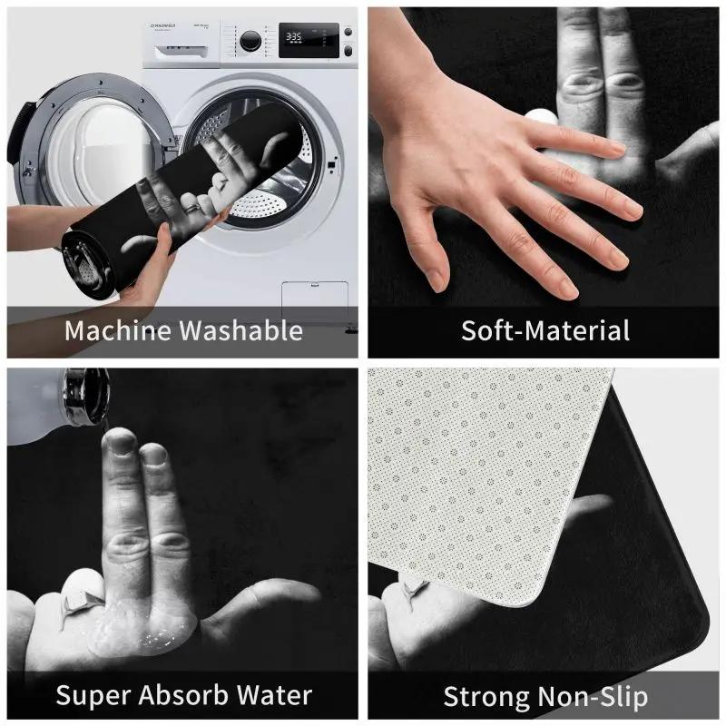 Jul Doormat Anti-Slip Bath Kitchen Mat Garden Garage Door Floor Entrance Carpet Rug