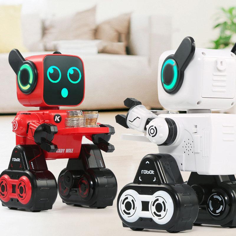 Remote Control Robot Toy Walking Talking Dancing Deposit Money Toy Robots For Kids Educational Toys With Conversation Fu