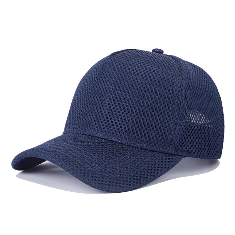 

Men s Breathable Mesh Sun Hat - High-Top Baseball Cap for Summer with Duckbill Brim and Large Head Fit Standard (55-59cm) Unisex